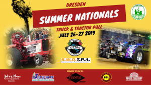 Dresden Summer Nationals Truck and Tractor Pull 2019 @ Dresden Raceway 